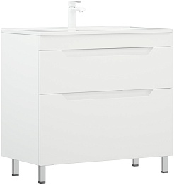 Corozo Тумба под раковину Юта 85 Z2 белая – фотография-2